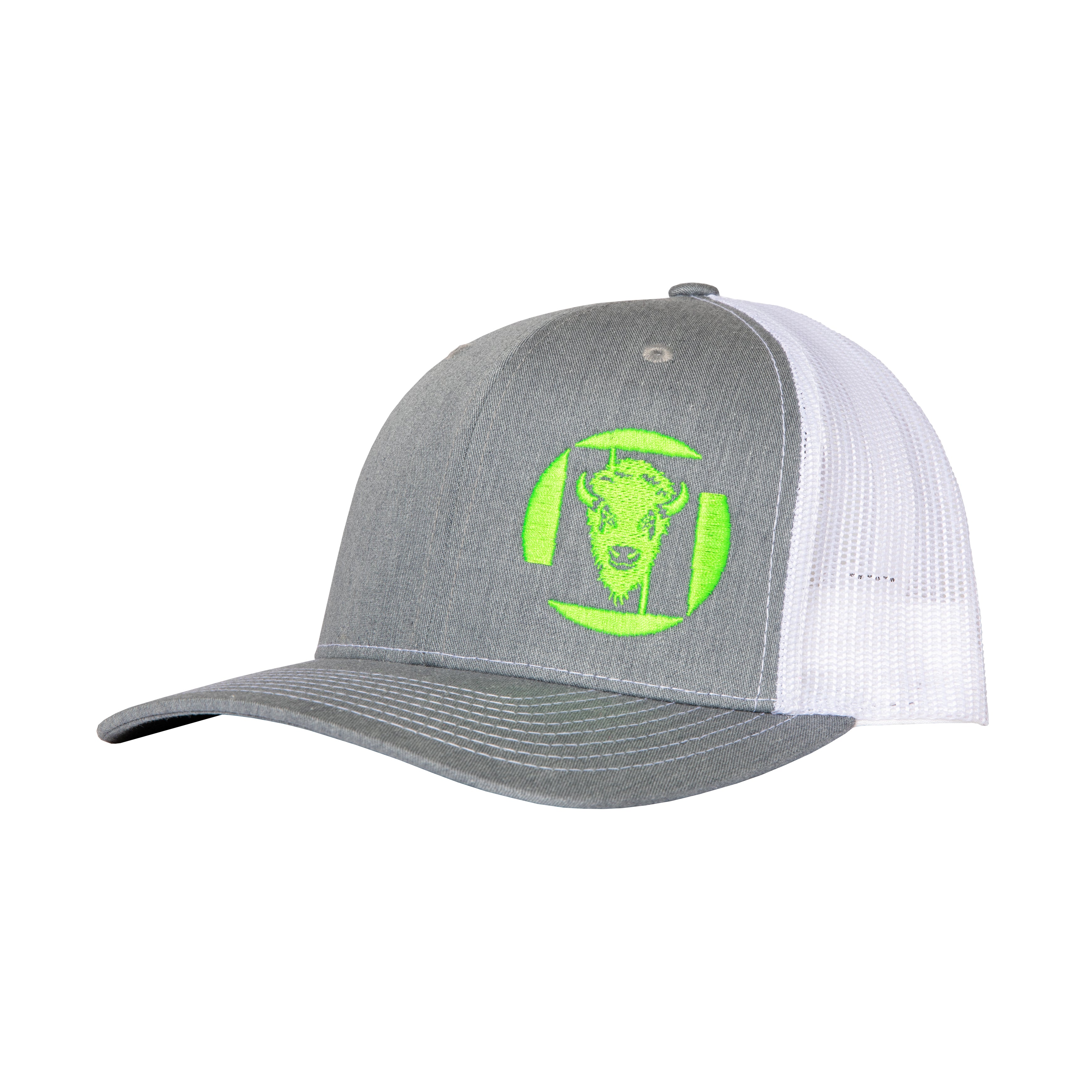 LT Logo Hat Grey Crown/Brim with White Mesh Back (4 logo color options)