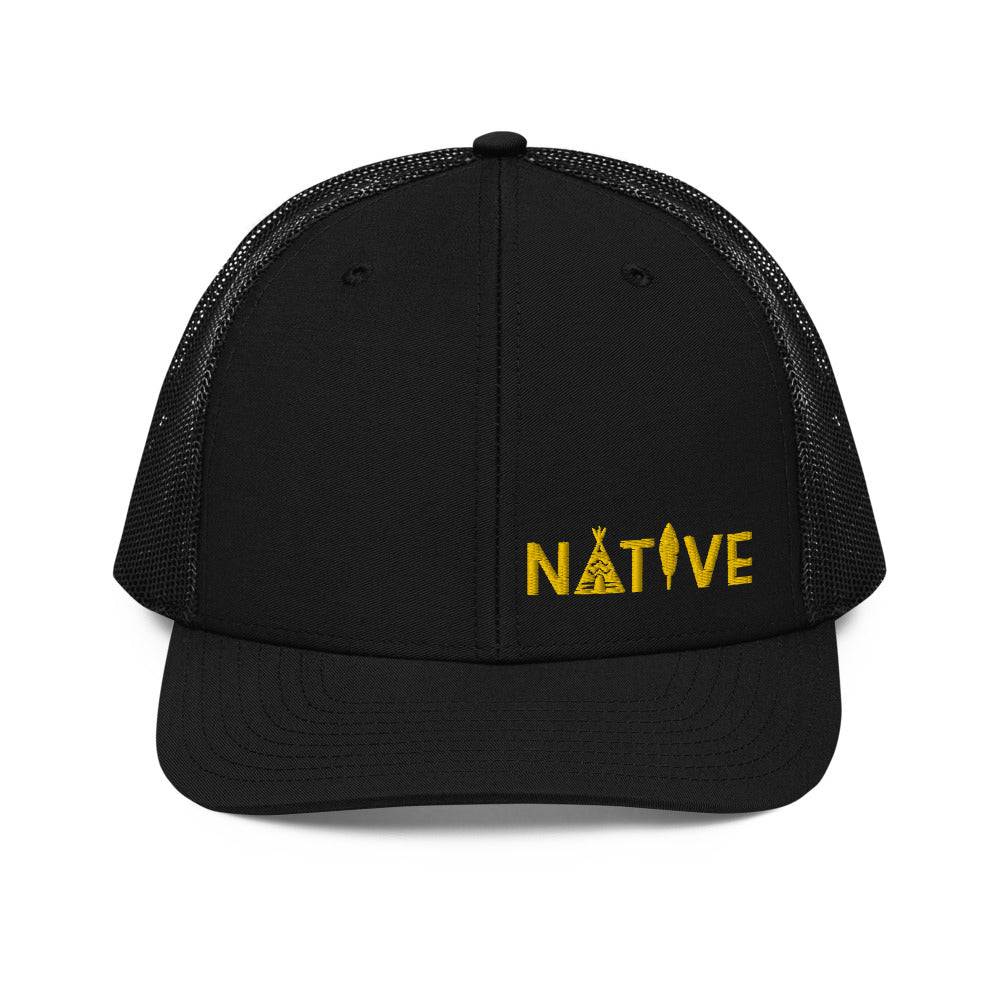 NATIVE BLACK TRUCKER CAP