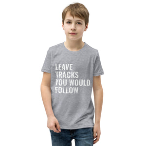 Leave Tracks Youth Short Sleeve T-Shirt