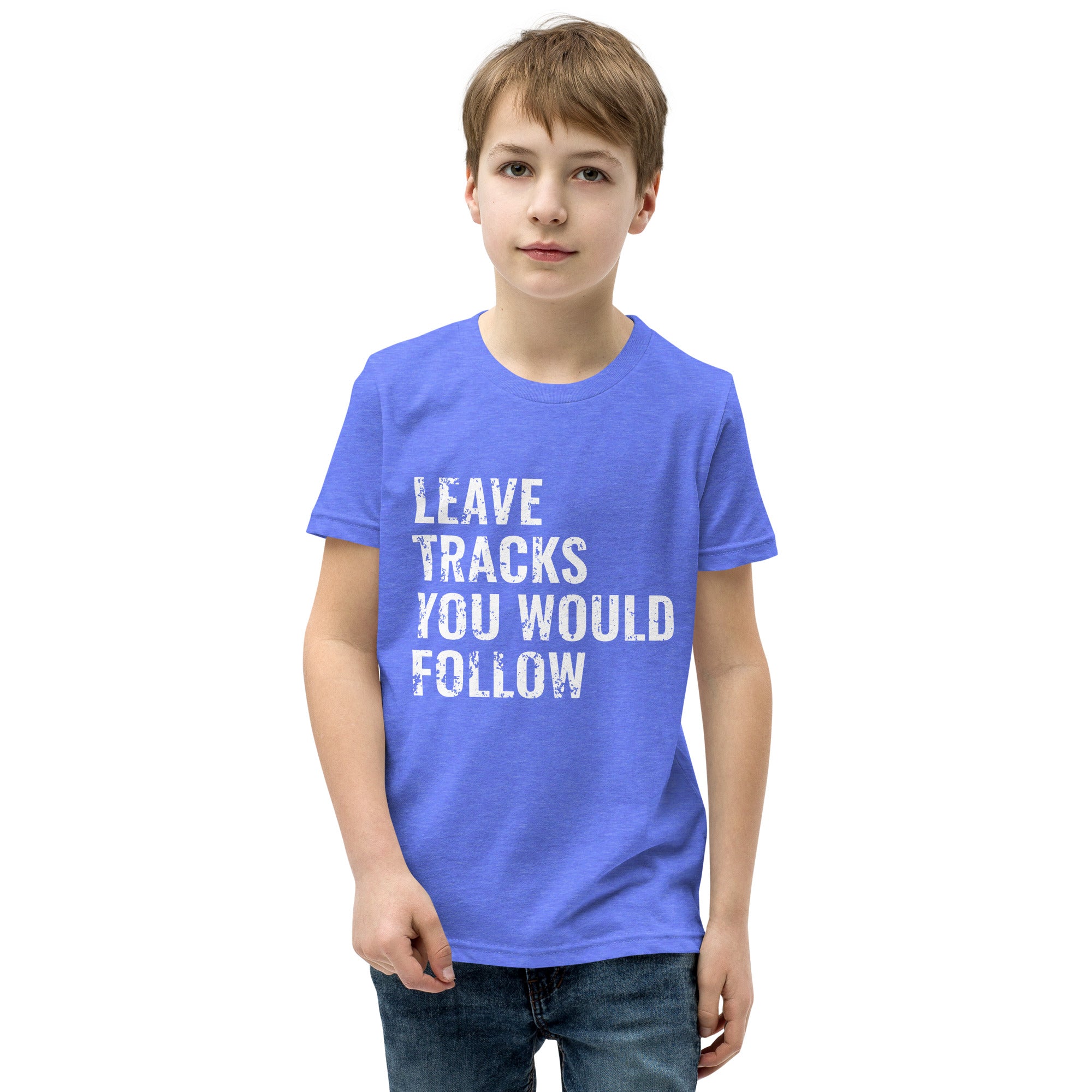 Leave Tracks Youth Short Sleeve T-Shirt