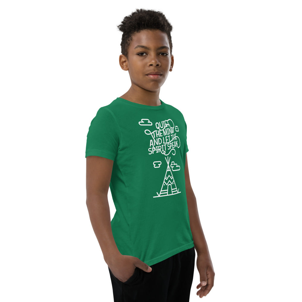 Quiet The Mind Youth Short Sleeve T-Shirt